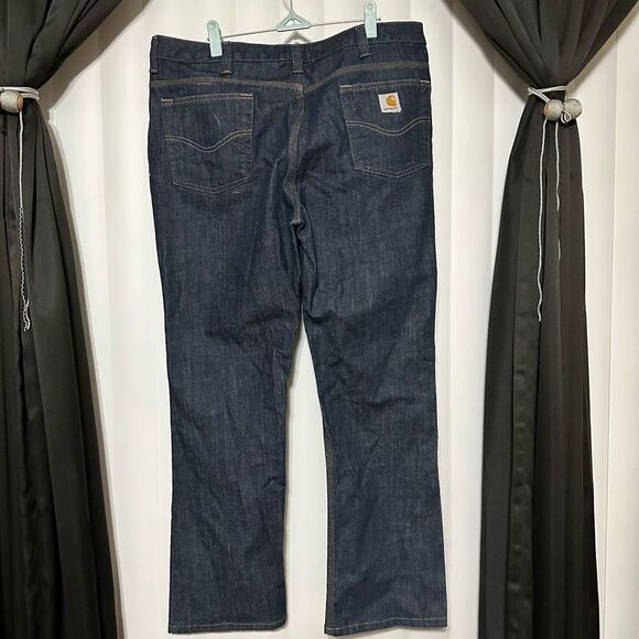 Carhartt traditional fit denim blue men’s jeans - Picture 4 of 6